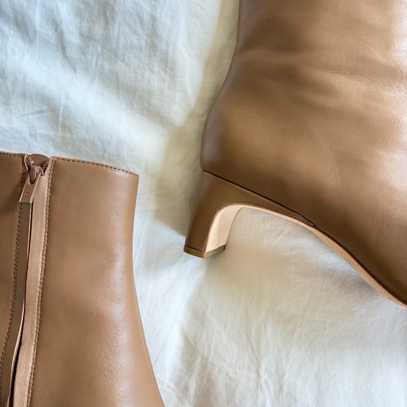 Loeffler Randall // Lennon Brown Leather Ankle Boots - Picture 5 of 10